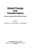 Cover of: Global change and transformation: economic essays in honor of Karsten Laursen