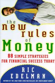 Cover of: The new rules of money by Ric Edelman