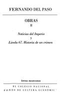 Cover of: Obras