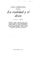 La Realidad y el Deseo (Reality and Desire) by Luis Cernuda