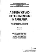Cover of: A study of aid effectiveness in Tanzania by Mboya Bagachwa ... [et al.].