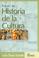 Cover of: Manual De Historia De La Cultura/ Manual of Culture History
