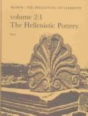 Cover of: The Hellenistic Pottery Catalogue and Plates: Danish Archaeological Investigations on Failaka, Kuwait : Ikaros the Hellenistic Settlements (Jutland Archaeological Society Publications, 16)