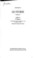 Cover of: Le storie (Scrittori greci e latini) by Herodotus