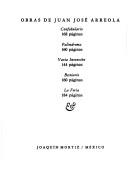 Cover of: Confabulario. by Juan José Arreola