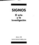 Cover of: Signos: El arte y la investigacion