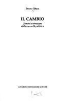 Cover of: Il cambio by Bruno Vespa