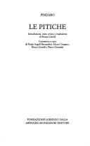Cover of: Le Pitiche (Scrittori greci e latini)