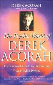 Cover of: The Psychic World or Derek Acorah