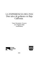 La experiencia del PAN by Tania Hernández Vicencio