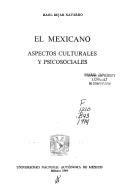 Cover of: El mexicano: aspectos culturales y psico-sociales