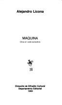 Cover of: Maquina by Alejandro Licona