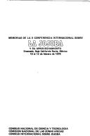 La jojoba by Conferencia Internacional sobre la Jojoba y su Aprovechamiento (2nd 1976 Ensenada, Baja California, Mexico)