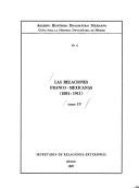 Cover of: Las relaciones franco-mexicanas (Archivo historico diplomatico mexicano) by Mexico., Mexico.