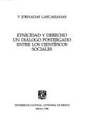 Cover of: Etnicidad y derecho: Un dialogo postergado entre los cientificos sociales (Serie L--Cuadernos del Instituto)