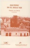 Cover of: Sultepec en el siglo XIX by Brígida von Mentz, coordinadora ; ensayos de Xóchitl Martínez ... [et al.].