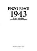 Cover of: 1943: Un anno terribile che segno la storia d'Italia (BUR)