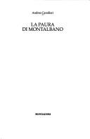 Cover of: La Paura Di Montalbano by 