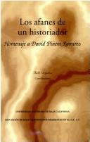 Cover of: Los afanes de un historiador by Aidé Grijalva, coordinadora.