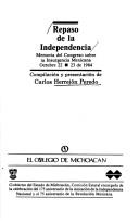 Cover of: Repaso de la independencia: memoria del Congreso sobre la Insurgencia Mexicana, octubre 22-23 de 1984