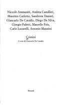 Cover of: Crimini