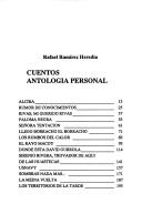 Cover of: Cuentos by Rafael Ramírez Heredia