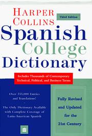 Cover of: Diccionario español/inglés - inglés/español by HarperCollins, HarperCollins