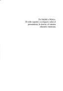 Cover of: De Madrid a México: el exilio espanõl y su impacto sobre el pensamiento, la ciencia y el sistema educativo mexicano