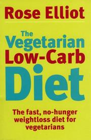 Cover of: The Vegetarian Low-Carb Diet by Rose Elliot