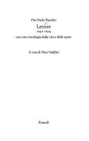 Cover of: Lettere: Con una cronologia della vita e delle opere (Biblioteca dell'orsa)