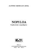 Cover of: Nopiloa by Alfonso Medellín Zenil