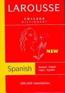 Cover of: College dictionary, Spanish-English, English-Spanish. by 