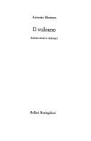 Cover of: Il vulcano by Antonio Moresco, Antonio Moresco