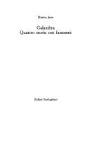 Cover of: Galambra: Quattro storie con fantasmi (Varianti)