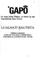 Cover of: Gapo: At isang puting Pilipino, sa mundo ng mga Amerikanong kulay brown