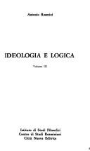 Cover of: Logica: Libri tre (Ideologia e logica)