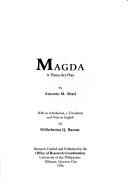 Cover of: Magda: A three-act play (Sugbuanon theatre series)