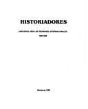 Cover of: Historiadores by Congress of Historians from Mexico and the United States (1st 1949 Monterrey, Mexico)