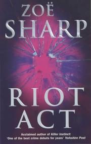 Cover of: Riot Act by Zoë Sharp