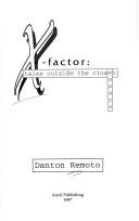 Cover of: X-factor: Tales outside the closet : essays