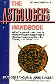 Cover of: The Astrologer's Handbook (Harperresource Book) by Frances Sakoian