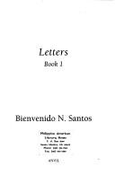 Letters by Bienvenido N. Santos