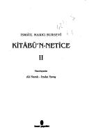 Cover of: Kitâbü'n-netı̂ce