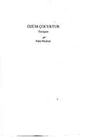 Cover of: Ozum cocuktur (Yasanti dizisi)