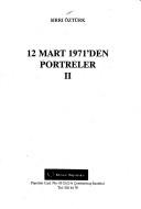 Cover of: 12 Mart 1971'den portreler