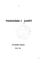 Front cover of Pendnâme-i Zarı̂fı̂ by Ömer Zarı̂fı̂