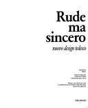 Cover of: Rude MA Sincere by Volker Albus, Wolfgang Schepers