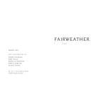 Cover of: Fairweather (Art & Australia Monograph)