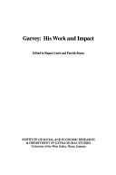 Garvey by Rupert Lewis, Patrick E. Bryan, Lewis, Bryan
