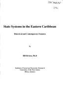 State systems in the Eastern Caribbean by Emmanuel W. Riviere